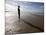 Another Place Sculpture by Antony Gormley on the Beach at Crosby, Liverpool, England, UK-Martin Child-Mounted Photographic Print