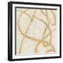 Another Snowy Day Gold-Shirley Novak-Framed Art Print