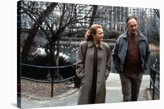 ANOTHER WOMAN, 1988 directed by Woody Allen Gena Rowlands and Gene Hackman (b/w photo)-null-Stretched Canvas