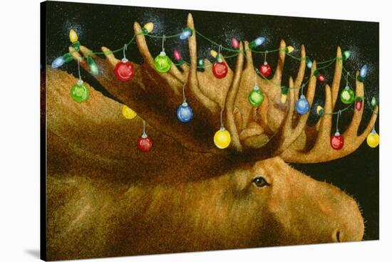 Another Xmas Moose-Will Bullas-Stretched Canvas