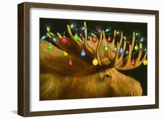 Another Xmas Moose-Will Bullas-Framed Giclee Print