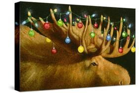 Another Xmas Moose-Will Bullas-Stretched Canvas