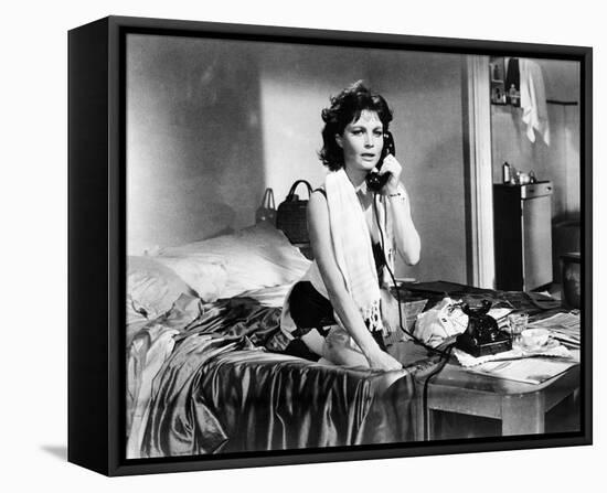 Anouk Aimee - La dolce vita-null-Framed Stretched Canvas