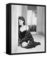 Anouk Aimee-null-Framed Stretched Canvas