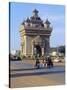 Anousavari Monument, Vientiane, Laos-Rob Mcleod-Stretched Canvas