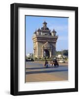 Anousavari Monument, Vientiane, Laos-Rob Mcleod-Framed Premium Photographic Print