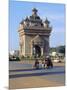 Anousavari Monument, Vientiane, Laos-Rob Mcleod-Mounted Photographic Print