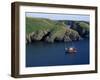 Anse De Goulphar, Belle Ile En Mer, Brittany, France-Guy Thouvenin-Framed Photographic Print