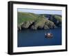 Anse De Goulphar, Belle Ile En Mer, Brittany, France-Guy Thouvenin-Framed Photographic Print