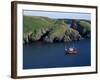 Anse De Goulphar, Belle Ile En Mer, Brittany, France-Guy Thouvenin-Framed Photographic Print