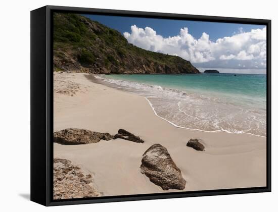 Anse de Grande Saline Beach, St. Barthelemy, West Indies, Caribbean, Central America-Sergio Pitamitz-Framed Stretched Canvas