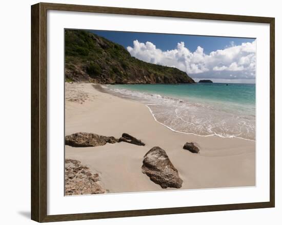 Anse de Grande Saline Beach, St. Barthelemy, West Indies, Caribbean, Central America-Sergio Pitamitz-Framed Photographic Print