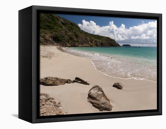 Anse de Grande Saline Beach, St. Barthelemy, West Indies, Caribbean, Central America-Sergio Pitamitz-Framed Stretched Canvas