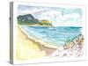 Anse de Grande Saline Saint Barthelemy Caribbean Beach Scene-M. Bleichner-Stretched Canvas