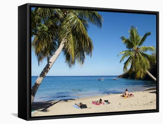 Anse Dufour Beach, Martinique, French West Indies, Caribbean, Central America-null-Framed Stretched Canvas