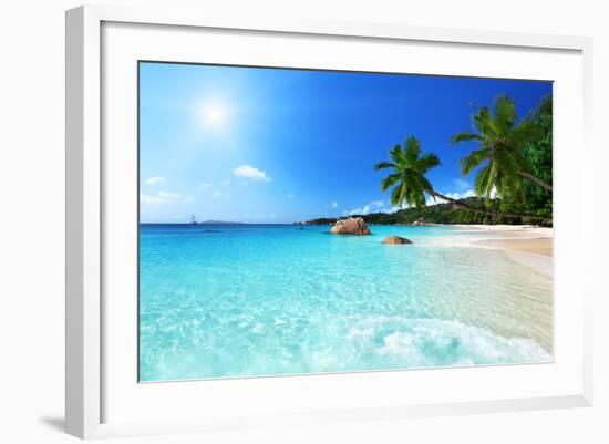 Anse Lazio Beach at Praslin Island, Seychelles-Iakov Kalinin-Framed Photographic Print