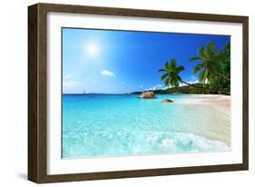 Anse Lazio Beach at Praslin Island, Seychelles-Iakov Kalinin-Framed Photographic Print