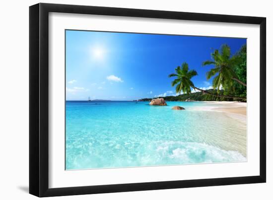 Anse Lazio Beach at Praslin Island, Seychelles-Iakov Kalinin-Framed Photographic Print