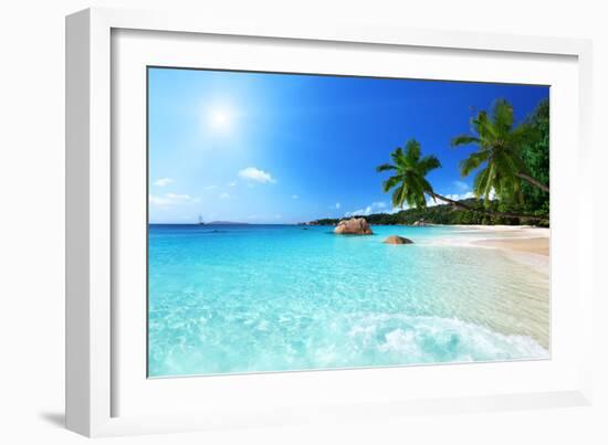 Anse Lazio Beach at Praslin Island, Seychelles-Iakov Kalinin-Framed Photographic Print