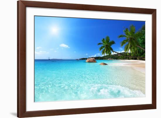 Anse Lazio Beach at Praslin Island, Seychelles-Iakov Kalinin-Framed Photographic Print