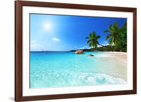 Anse Lazio Beach at Praslin Island, Seychelles-Iakov Kalinin-Framed Photographic Print