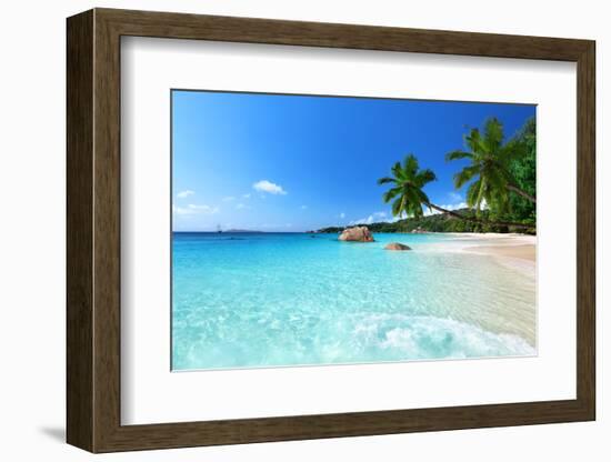 Anse Lazio Beach at Praslin Island, Seychelles-ESB Professional-Framed Photographic Print
