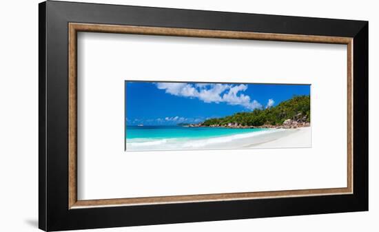 Anse Lazio Beach Praslin Island-null-Framed Art Print