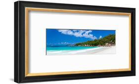 Anse Lazio Beach Praslin Island-null-Framed Art Print