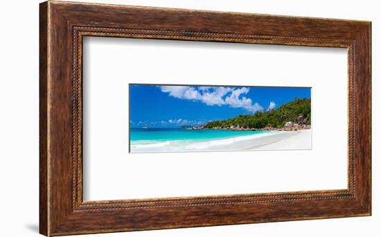 Anse Lazio Beach Praslin Island-null-Framed Art Print