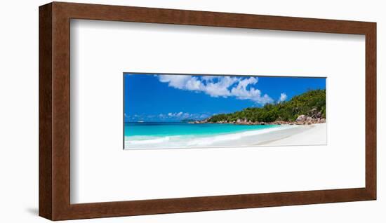 Anse Lazio Beach Praslin Island-null-Framed Art Print