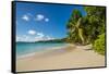 Anse Lazio Beach, Praslin, Republic of Seychelles, Indian Ocean.-Michael DeFreitas-Framed Stretched Canvas