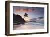 Anse Severe beach, La Digue Island, Seychelles-null-Framed Art Print