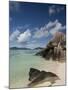 Anse Source D'Agent, Popular White Sand Beach, Island of La Digue, Seychelles-Cindy Miller Hopkins-Mounted Photographic Print