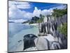 Anse Source D'Argent Beach, L'Union Estate Plantation, La Digue Island, Seychelles-Walter Bibikow-Mounted Photographic Print