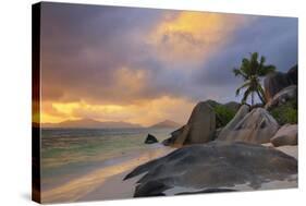 Anse Source d'Argent beach, La Digue island, Seychelles-null-Stretched Canvas