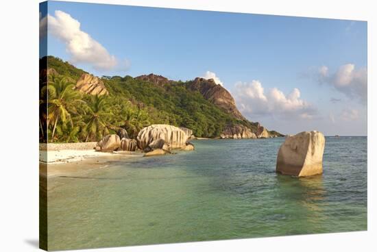 Anse Source d'Argent beach, La Digue Island, Seychelles-null-Stretched Canvas