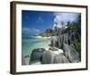 Anse Source d'Argent Beach, La Digue Island, Seychelles-null-Framed Art Print