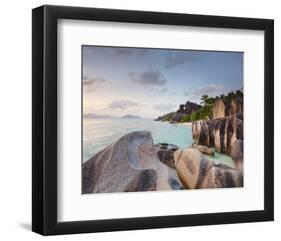 Anse Source d'Argent beach, La Digue Island, Seychelles-null-Framed Art Print