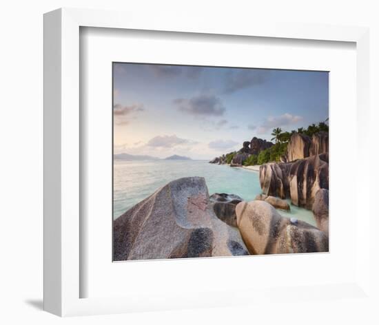 Anse Source d'Argent beach, La Digue Island, Seychelles-null-Framed Art Print