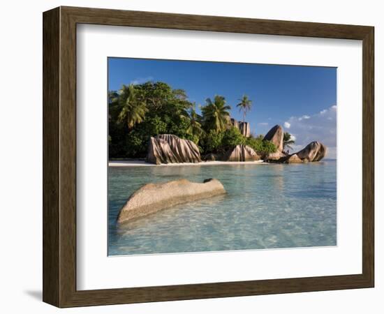 Anse Source d'Argent Beach, La Digue Island, Seychelles-Michele Falzone-Framed Photographic Print