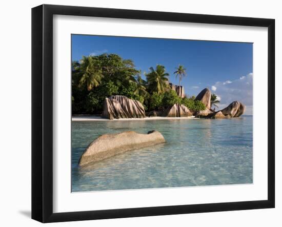 Anse Source d'Argent Beach, La Digue Island, Seychelles-Michele Falzone-Framed Photographic Print