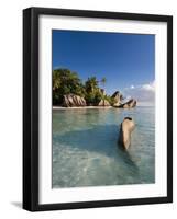 Anse Source d'Argent Beach, La Digue Island, Seychelles-Michele Falzone-Framed Photographic Print