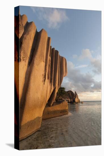 Anse Source D'Argent Beach, La Digue, Seychelles, Indian Ocean, Africa-Sergio Pitamitz-Stretched Canvas