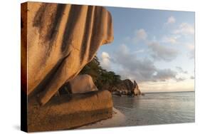 Anse Source D'Argent Beach, La Digue, Seychelles, Indian Ocean, Africa-Sergio Pitamitz-Stretched Canvas