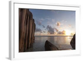 Anse Source D'Argent Beach, La Digue, Seychelles, Indian Ocean, Africa-Sergio Pitamitz-Framed Photographic Print