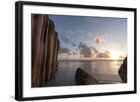 Anse Source D'Argent Beach, La Digue, Seychelles, Indian Ocean, Africa-Sergio Pitamitz-Framed Photographic Print