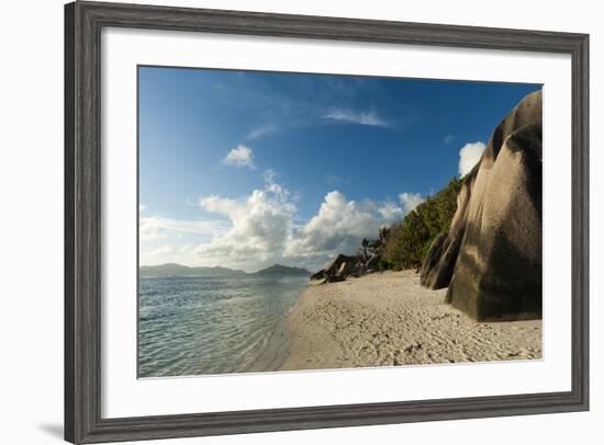 Anse Source D'Argent Beach, La Digue, Seychelles, Indian Ocean, Africa-Sergio-Framed Photographic Print