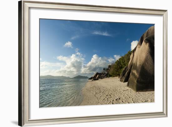 Anse Source D'Argent Beach, La Digue, Seychelles, Indian Ocean, Africa-Sergio-Framed Photographic Print