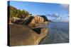 Anse Source D'Argent Beach, La Digue, Seychelles, Indian Ocean, Africa-Sergio-Stretched Canvas