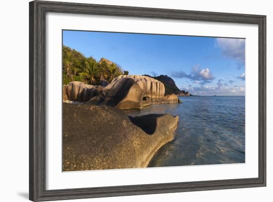 Anse Source D'Argent Beach, La Digue, Seychelles, Indian Ocean, Africa-Sergio-Framed Photographic Print